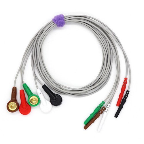 Ecg ekg cable leads - ecg, snap