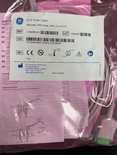Ecg trunk cable neonatal - ge,
